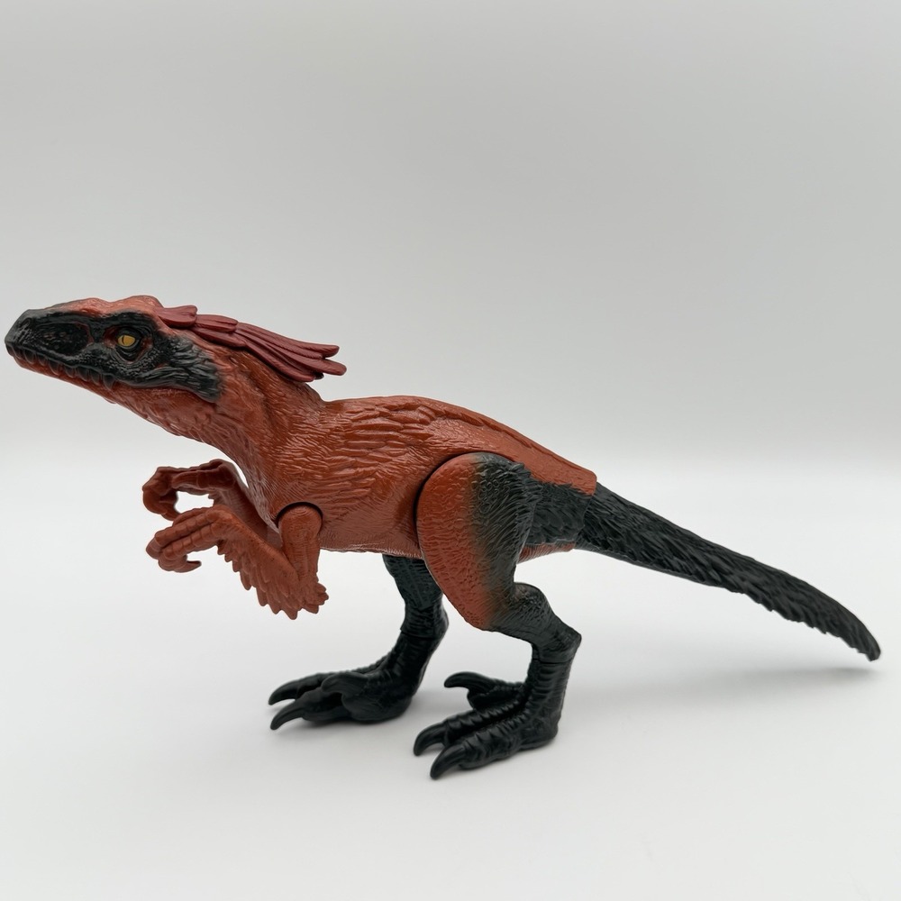 Jurassic World‎ Red Velociraptor Dinosaur Action Figure Toy